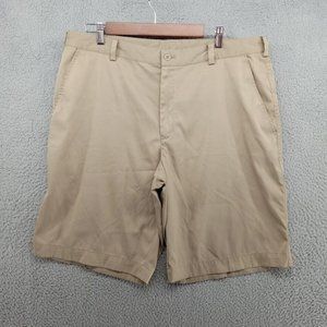 Nike Shorts Mens 36 Khaki Beige Dri Fit Golf Proformance Outdoors Activewear Spo